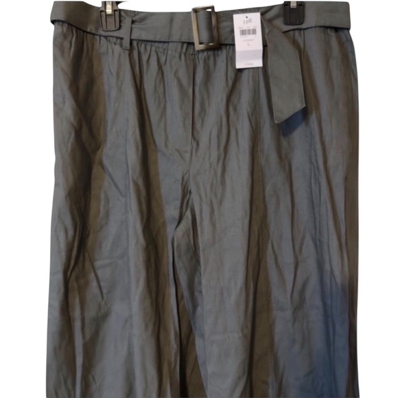 🌹𝐍𝐖𝐓-𝐉. 𝐉𝐈𝐋𝐋 𝐎𝐋𝐈𝐕𝐄 𝐂𝐀𝐑𝐀𝐖𝐀𝐘 𝐋𝐈𝐍𝐄𝐍 𝐒𝐓𝐑𝐄𝐓𝐂𝐇 𝐖𝐈𝐃𝐄 𝐋𝐄𝐆 𝐂𝐑𝐎𝐏 𝐏𝐀𝐍𝐓𝐒 - Picture 2 of 9